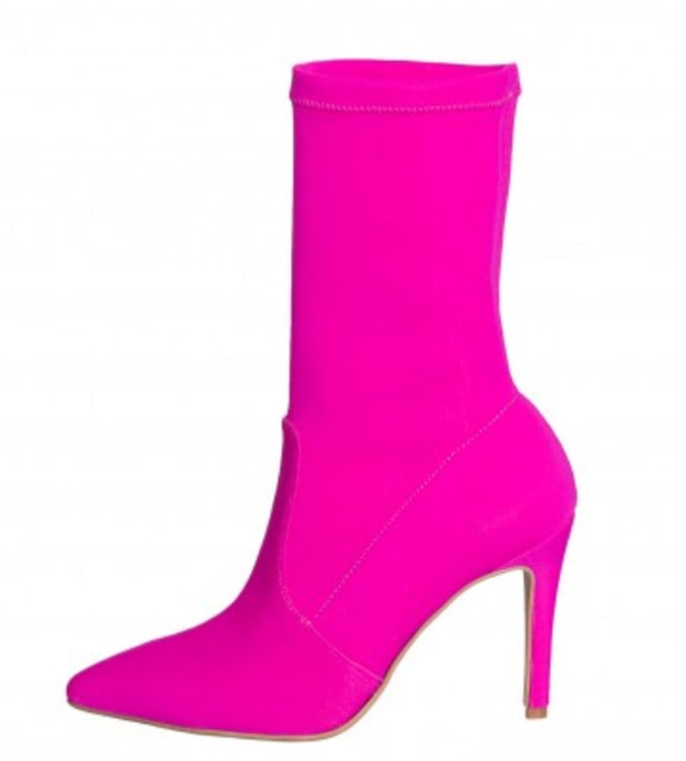 Footwear, Pink, Boot, Magenta, High heels, Purple, Shoe, Violet, Durango boot, 