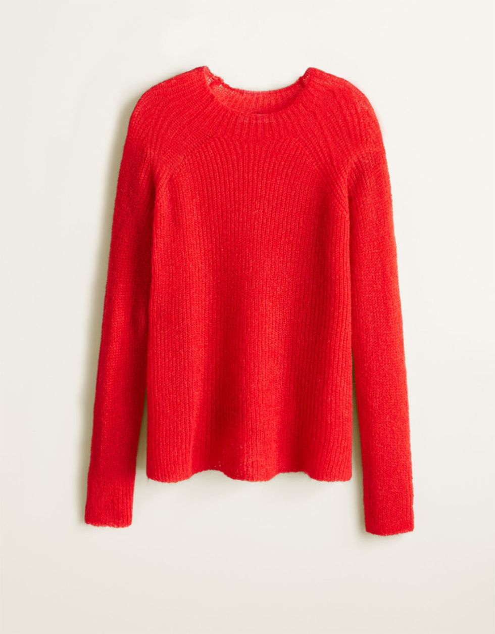 Clothing, Red, Sleeve, Outerwear, Sweater, Neck, Long-sleeved t-shirt, Shoulder, Jersey, Blouse, 