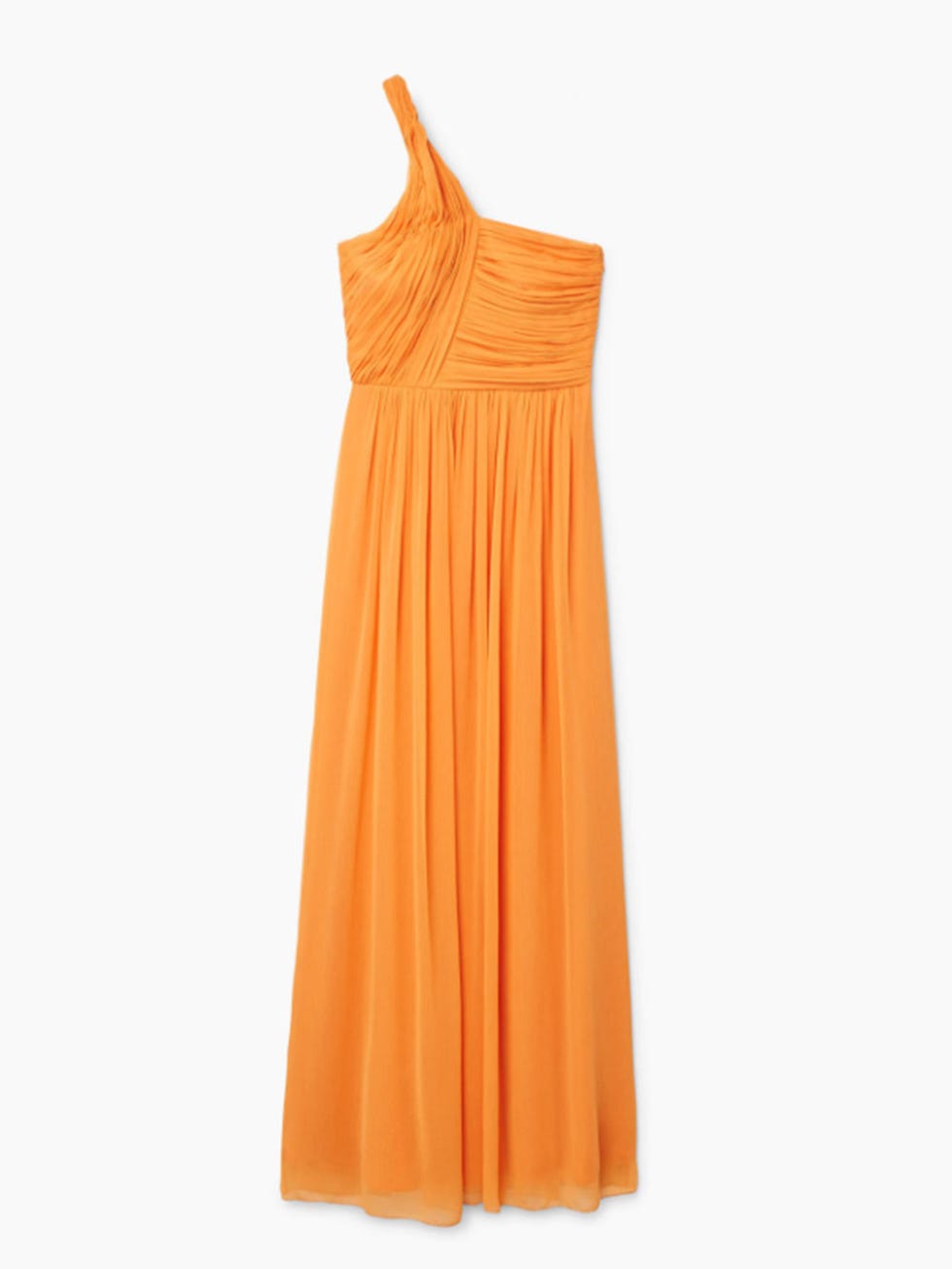 Clothing, Day dress, Orange, Dress, Yellow, Cocktail dress, Neck, One-piece garment, A-line, Peach, 