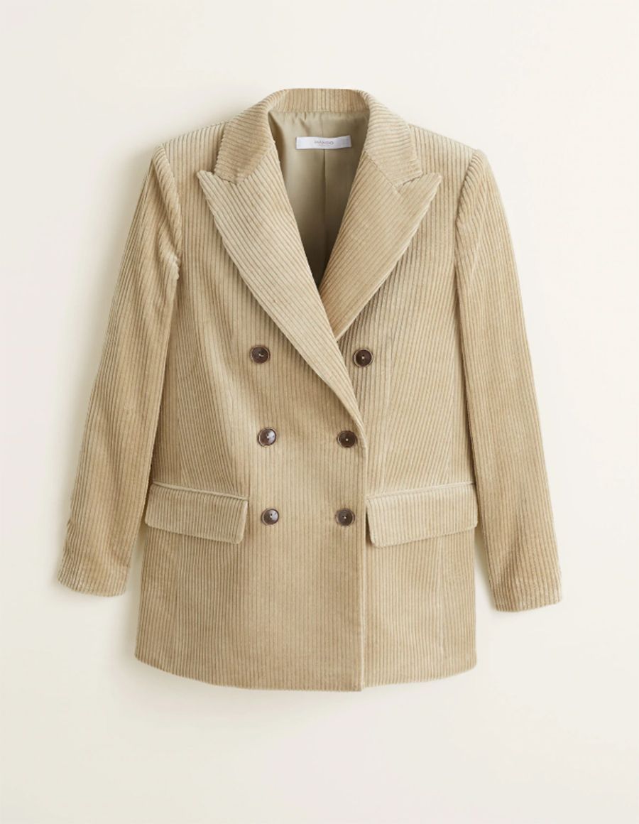 Clothing, Outerwear, Jacket, Beige, Sleeve, Coat, Blazer, Top, Overcoat, Button, 