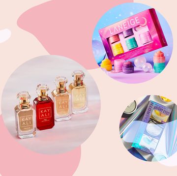 sephora gift sets including perfumes, sanitizers, lip masks, eye patches, and more