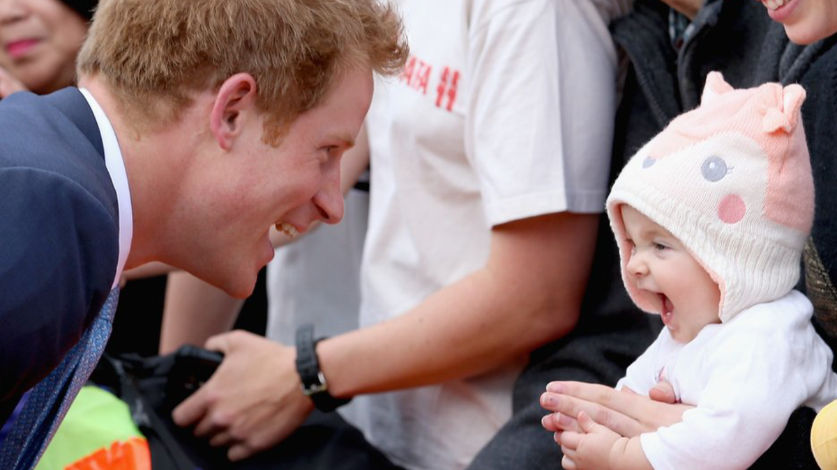 The Duke & Duchess Of Sussex Pose With Their Newborn Son