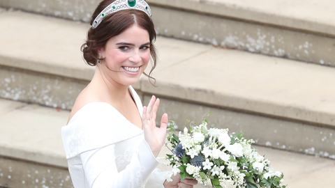 preview for Princess Eugenie just made a bold statement with her wedding dress