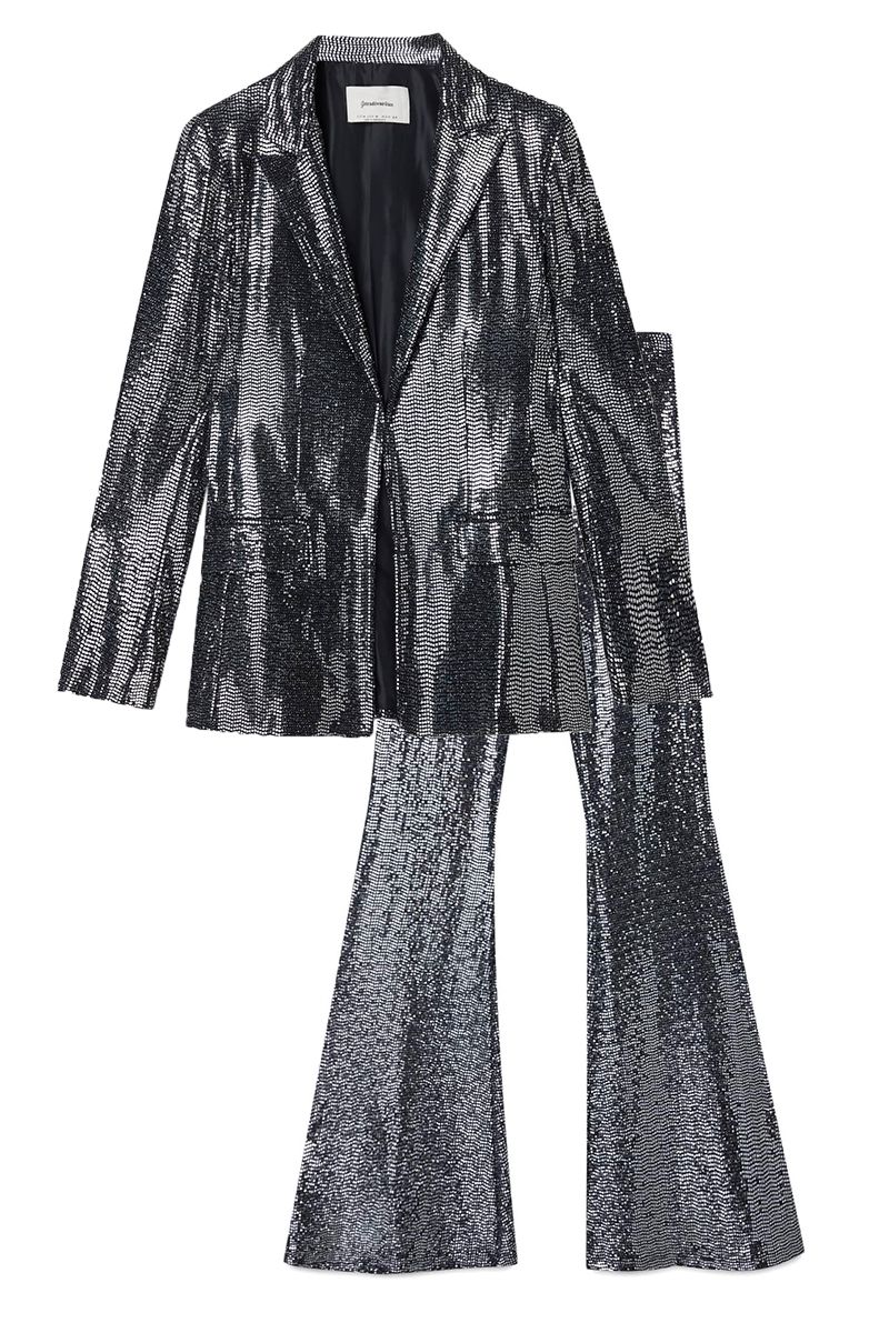 sequin suit - new years eve party outfit