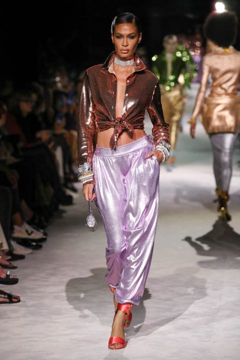 Tom Ford - Runway - September 2021 - New York Fashion Week new york, new york september 12 joan smalls walks the runway for tom ford ss22 during nyfw the shows at david h koch theater, lincoln center on september 12, 2021 in new york city photo by jp yimgetty images
