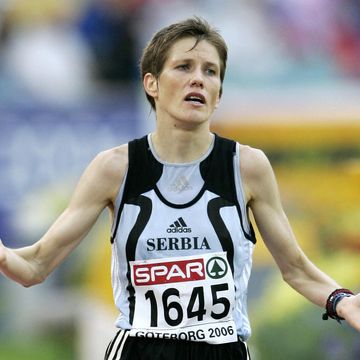 female olympian attacked in race