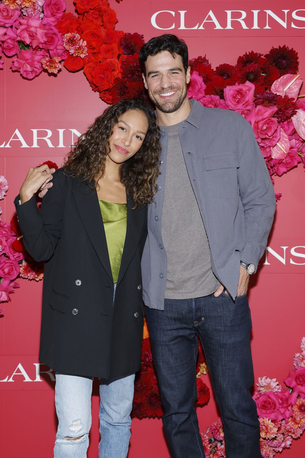 clarins celebrates their best of beauty products cocktail party
