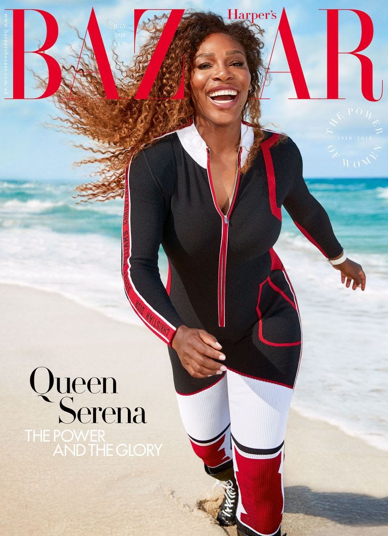 Serena Williams interview - Harper's Bazaar July 2018 issue