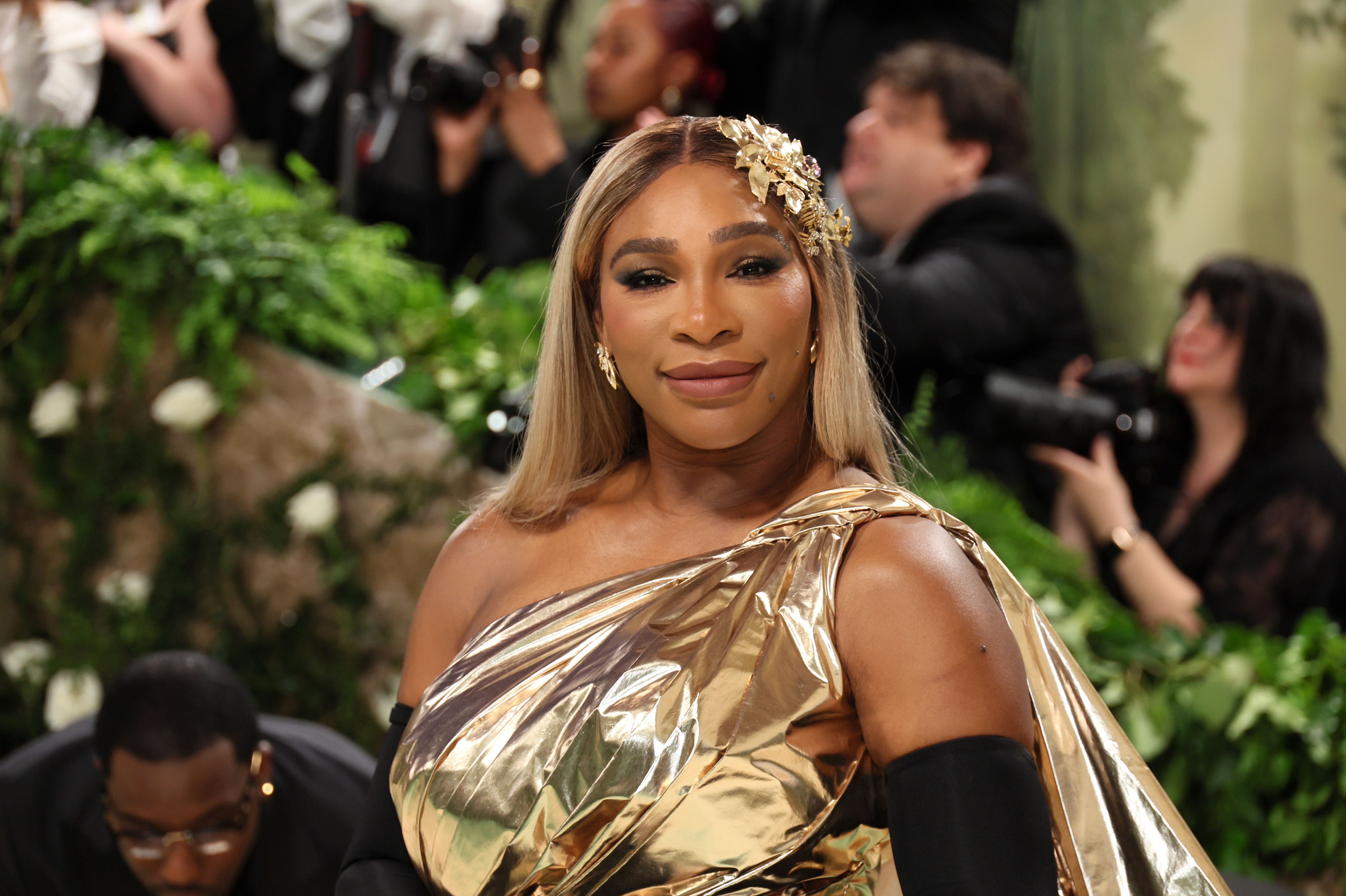 Serena williams met gala dress online