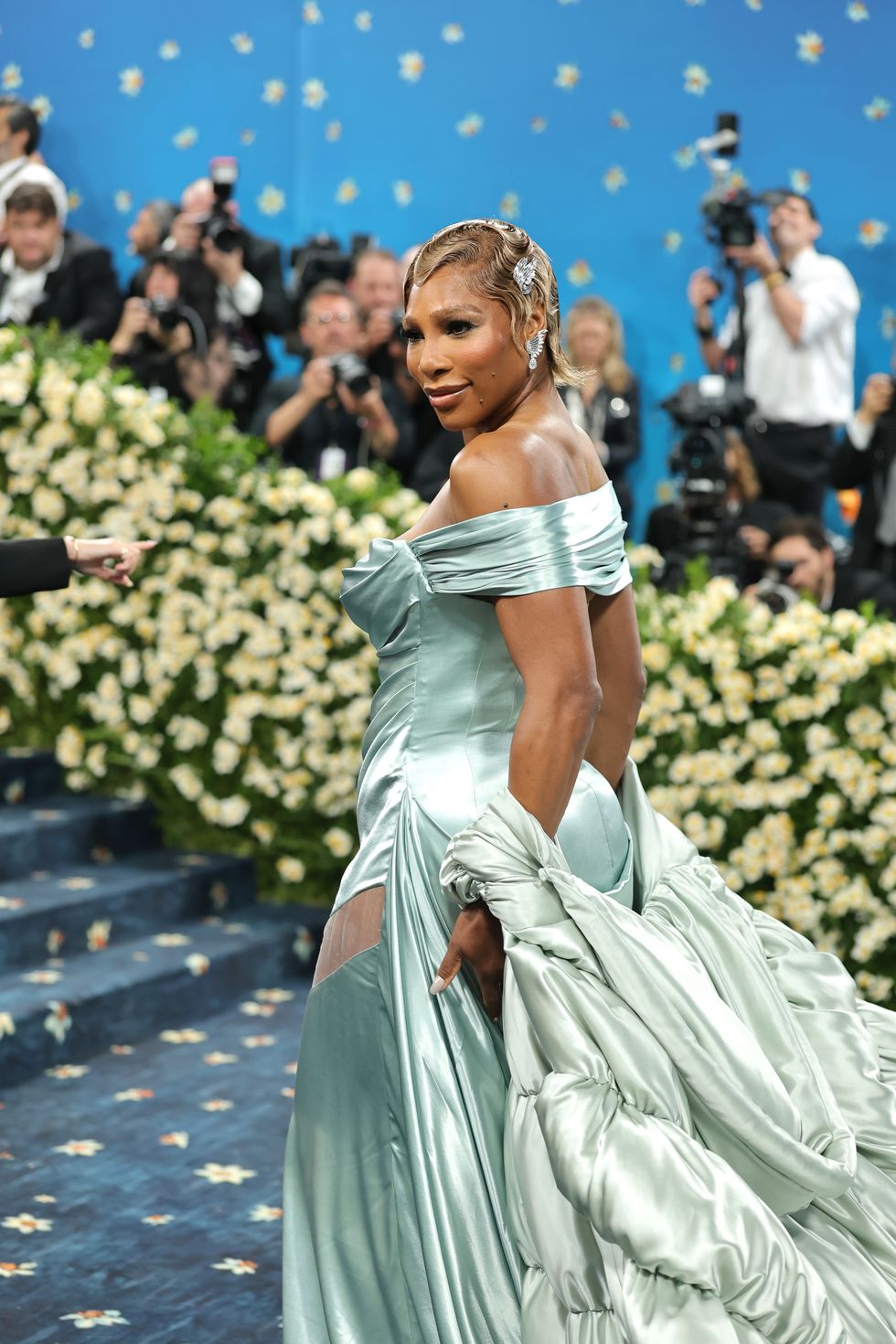 the 2025 met gala celebrating "superfine: tailoring black style" arrivals