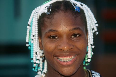 serena williams at 1998 french open