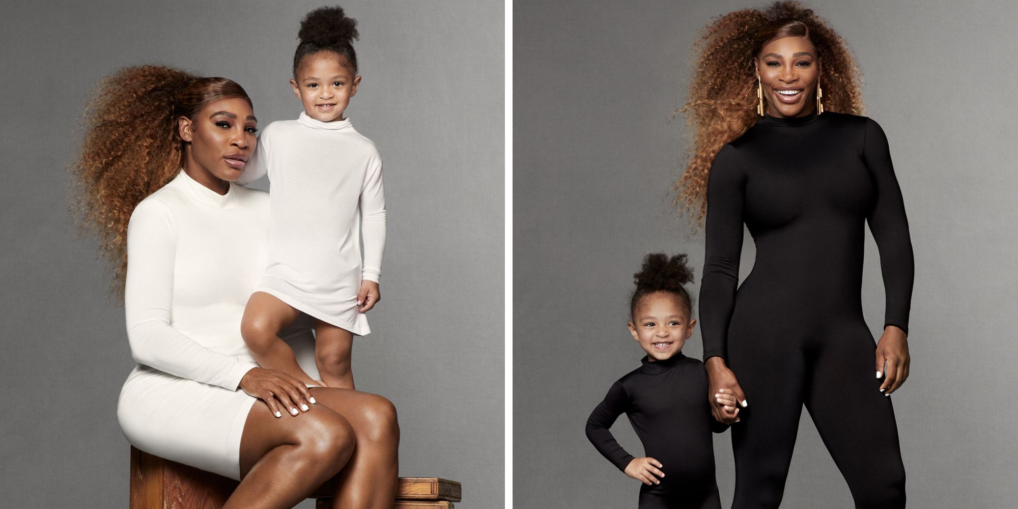 Serena Williams' daughter Olympia is twinning with mom at her 1st
