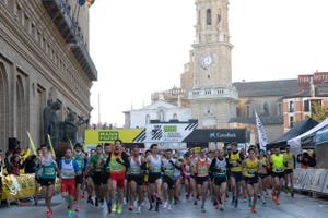 salida del maratón de zaragoza