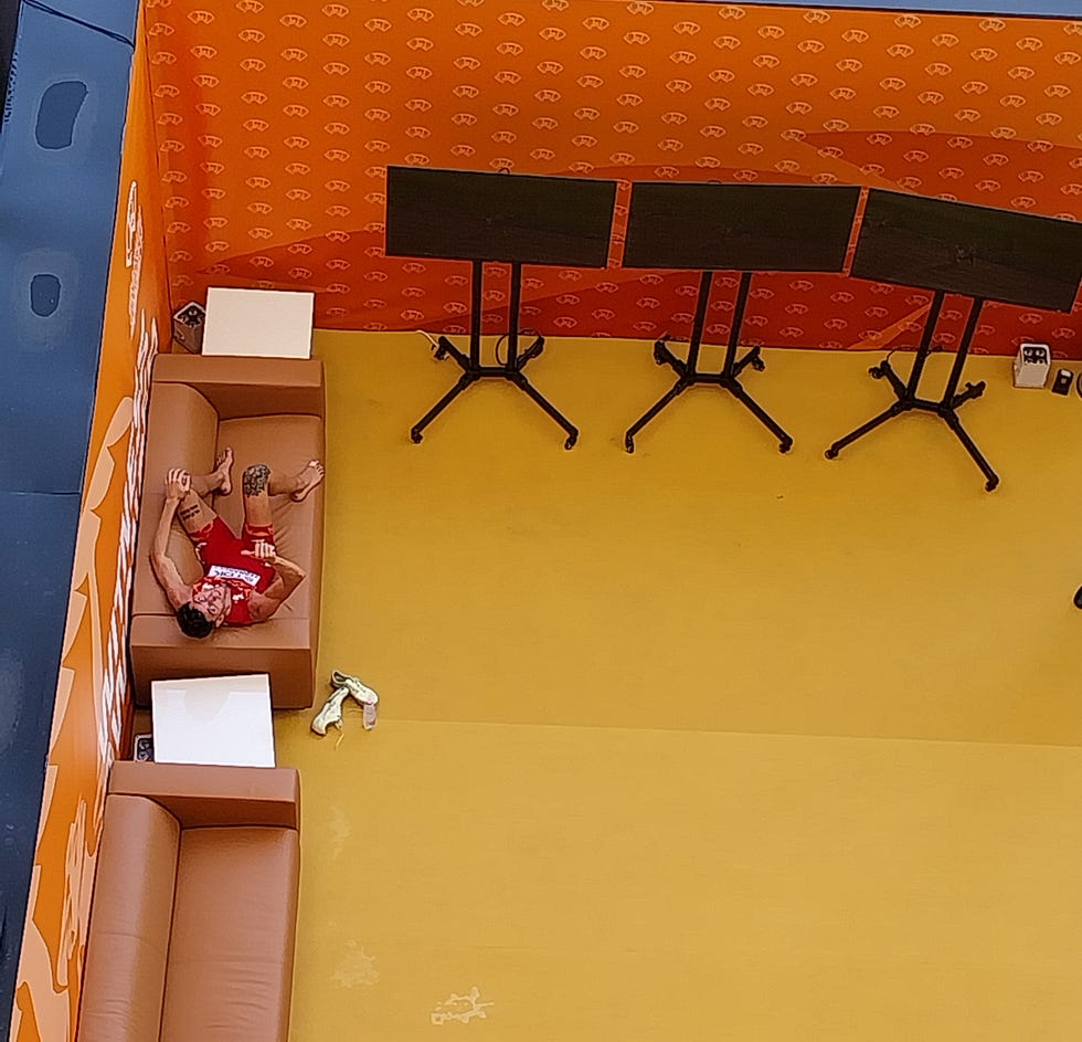 sergio fernández en la sala de tortura del mundial de budapest 2023