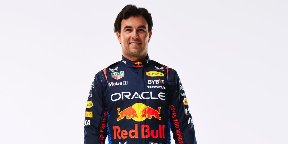 sergio perez poses for a portrait during red bull racing 2024 season launch rb20 in london, uk on january 30, 2024 sam todd red bull contentpool si202402140488 usage for editorial use only