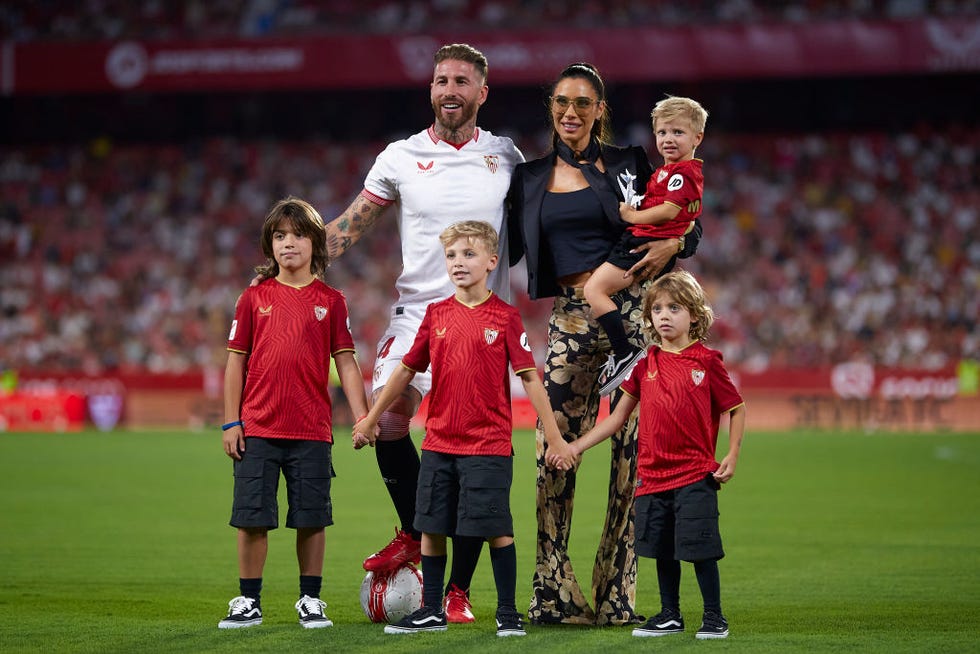sevilla fc unveil new signing sergio ramos
