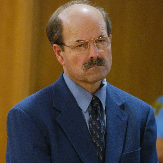 dennis rader looking on at the judge during a sentencing hearing