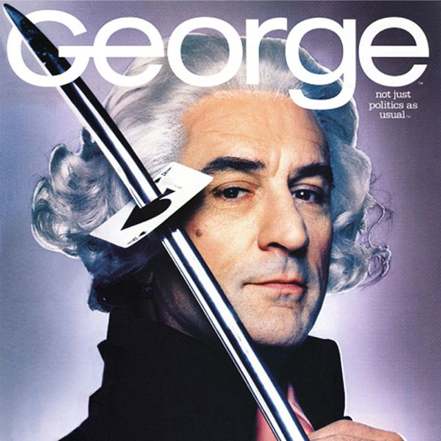 george washington robert de niro george magazine cover
