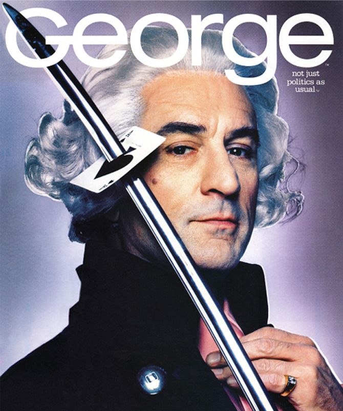 george washington robert de niro george magazine cover