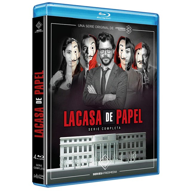 serie completa la casa de papel 39,99 € en el corte inglés