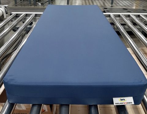 blue mattress
