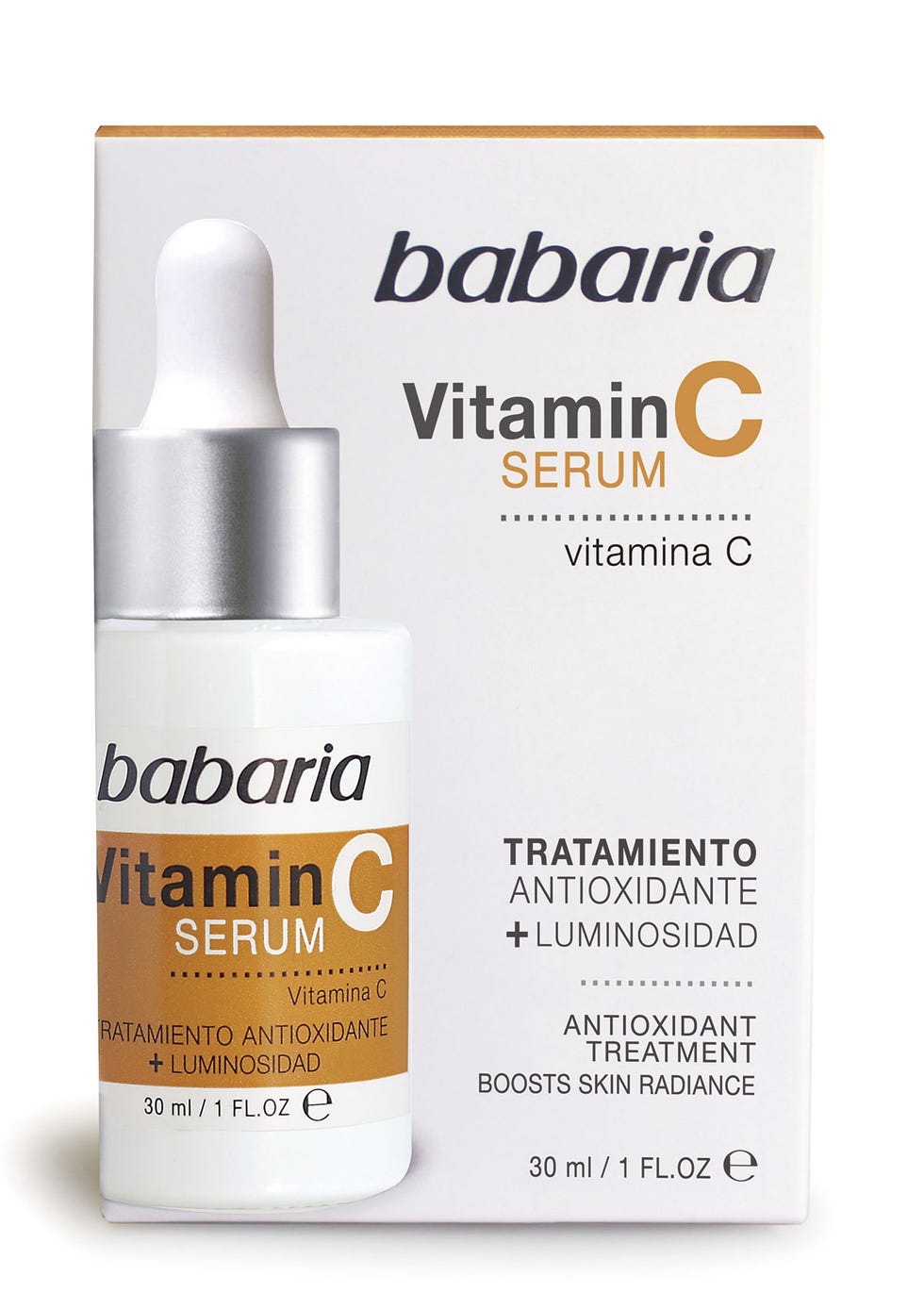 rutina facial diaria con la línea de cosméticos con vitamina c de babaria