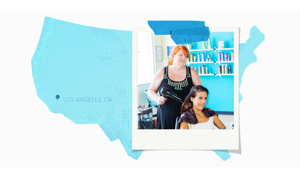 katherine lazier, hairsylist at freddie b salon in los angeles