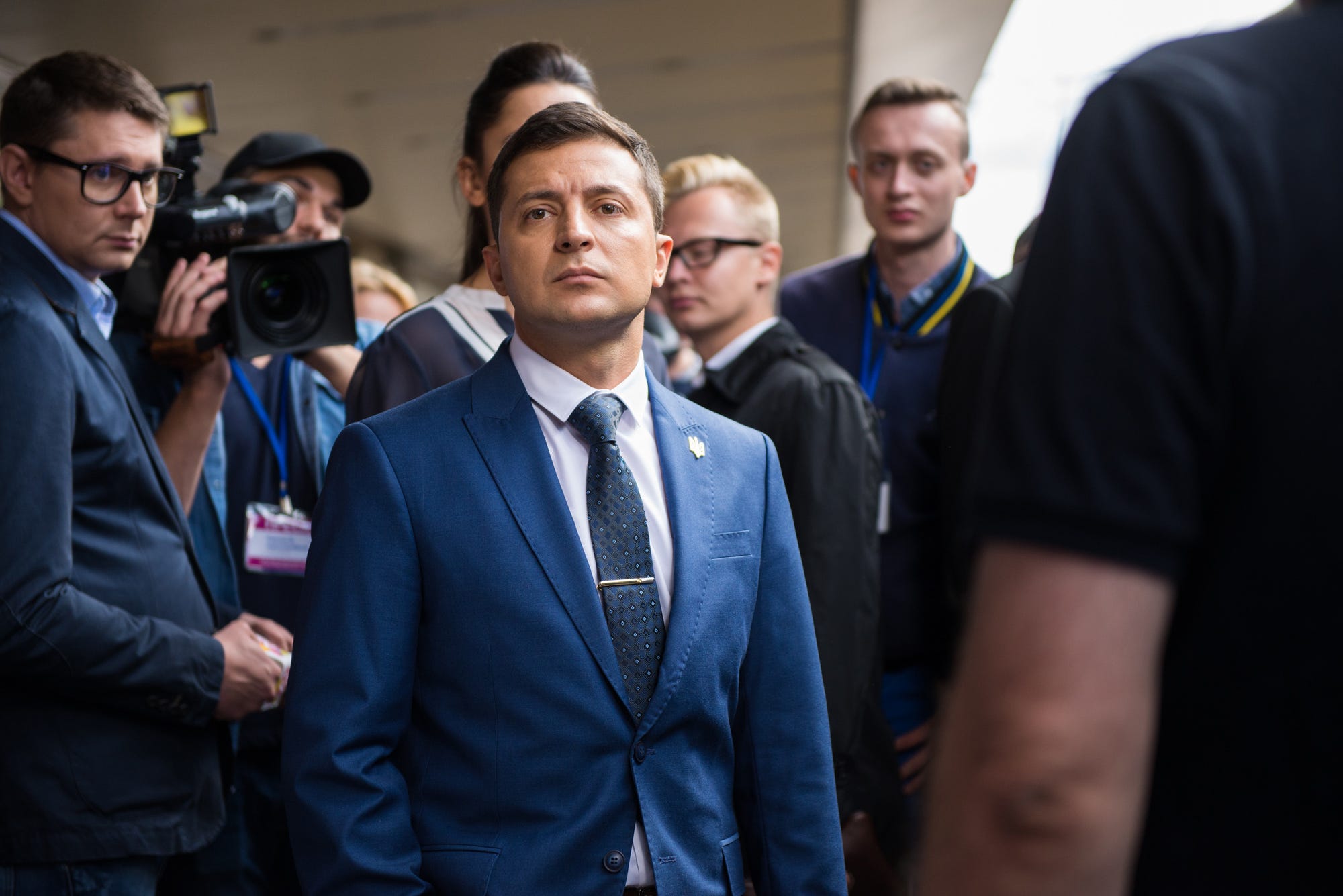 volodímir zelenski en la serie servidor del pueblo