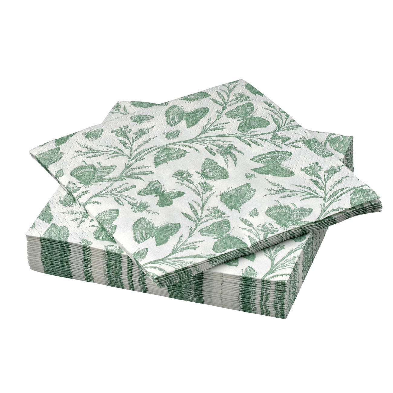 servilletas de papel mustighet, con mariposas