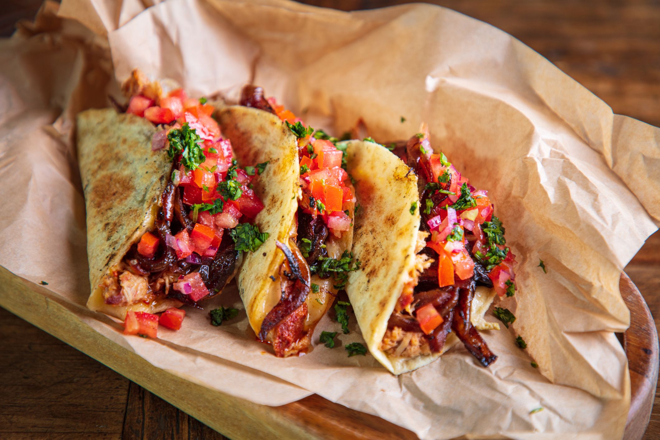 Torchy S Tacos Is Giving Away Free Tacos For Its Anniversary   Serving Of Tacos With Shredded Roast Pork And Royalty Free Image 1628785396 