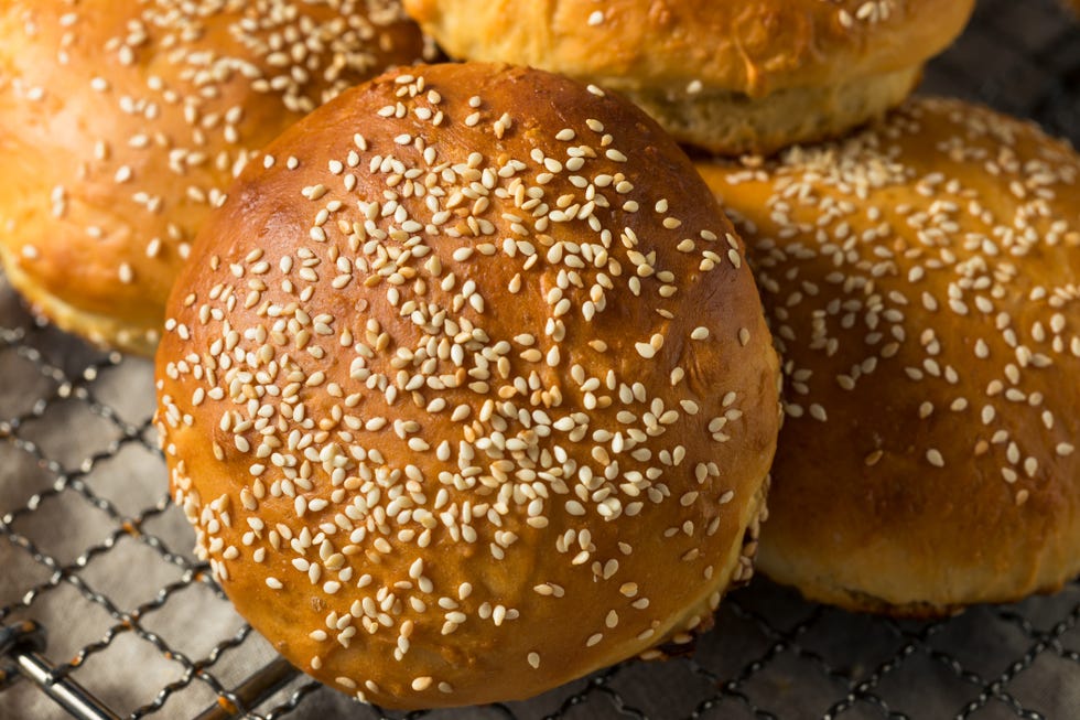 sesame seed hamburger buns