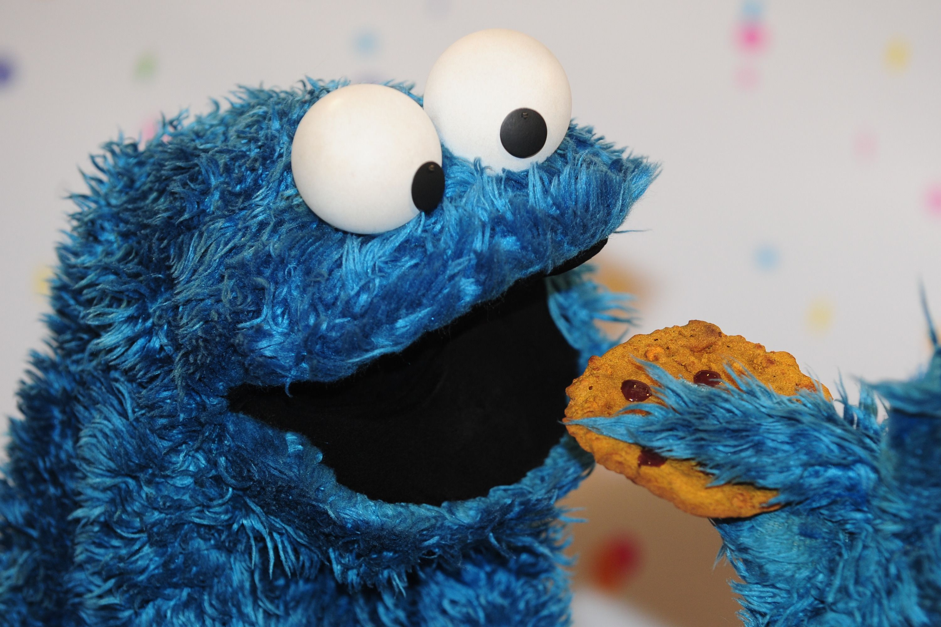 セサミストリート』のクッキーモンスター、本当は何を食べている？