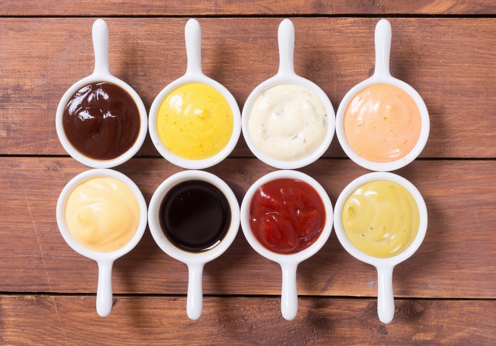 Set of sauces