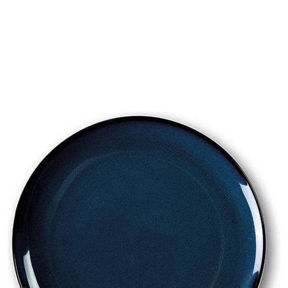 set van 4 grote porseleinen dinerborden – Ø 27 cm – dark ocean blue kleur – voor alle gerechten