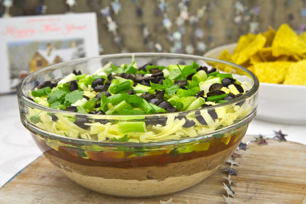 Seven layer dip