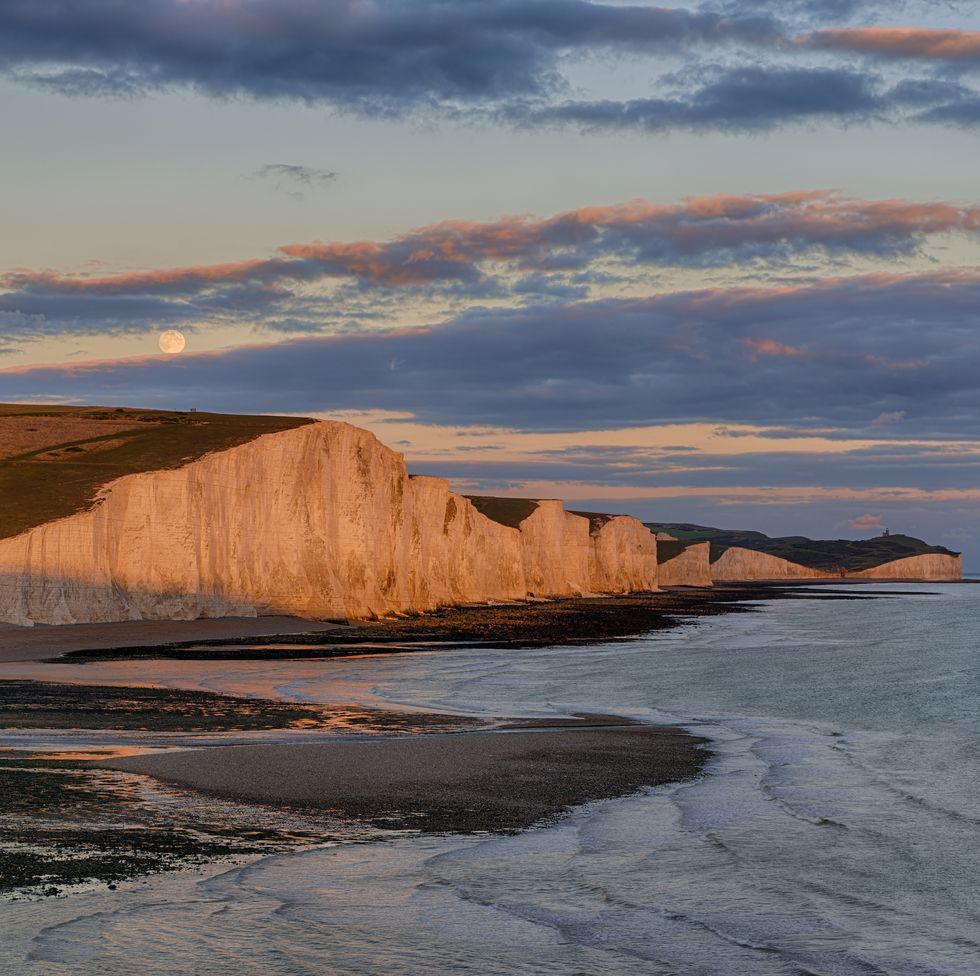 seven sisters chalk cliffs as part of article on best places to see the sunrise
