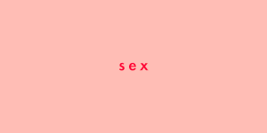 sex, gender, sexuality flashing words