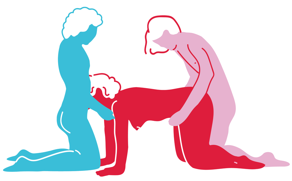 eiffel tower threesome sex position