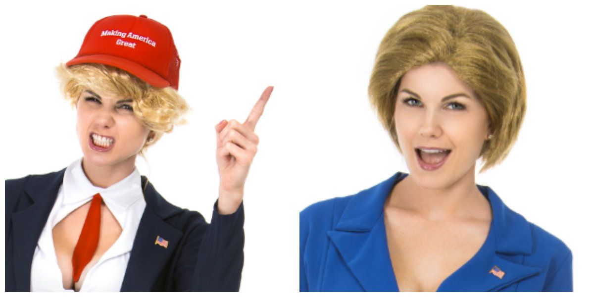 Sexy Donald Trump and Hillary Clinton Halloween Costumes Yandy