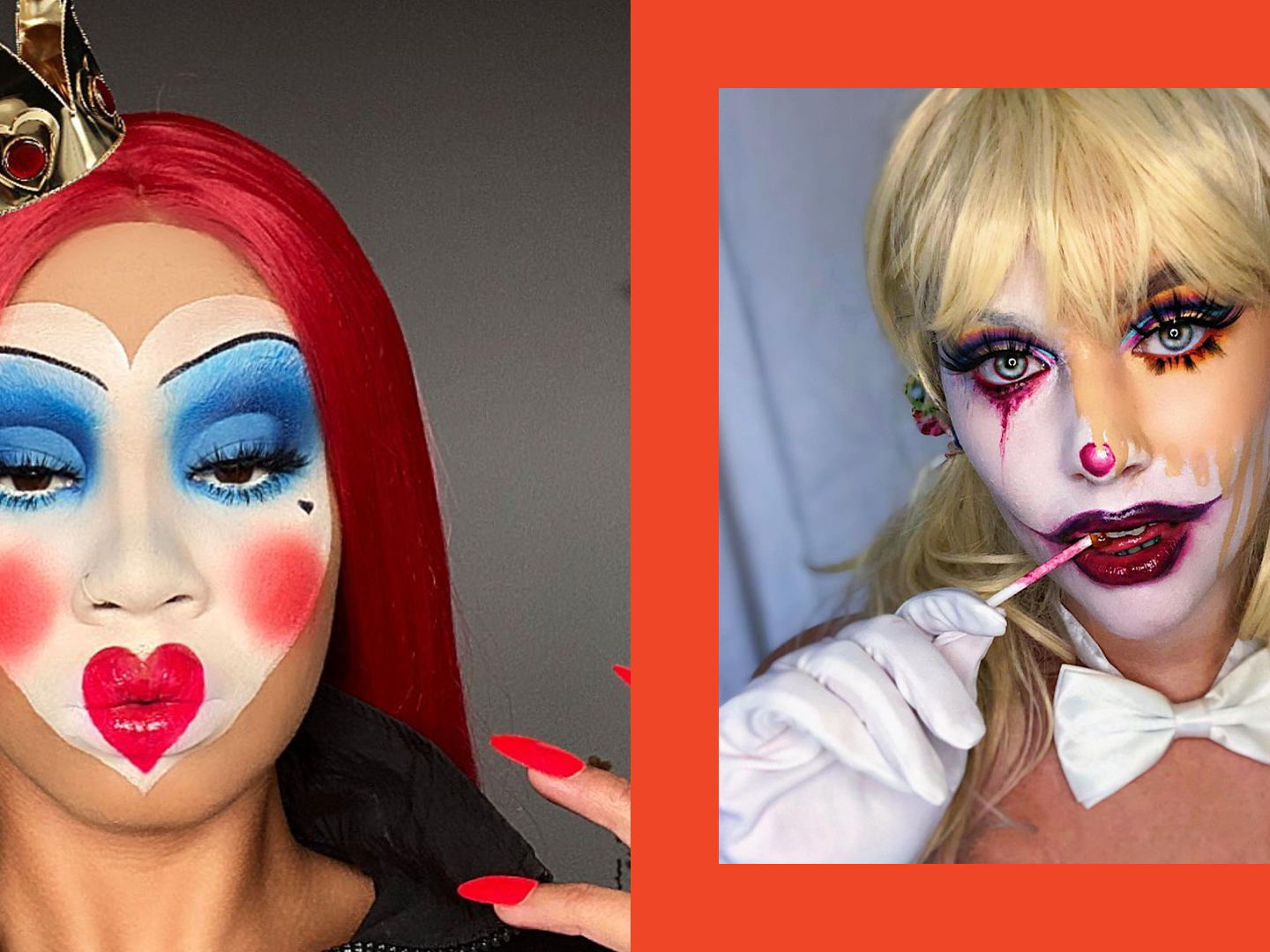 scary clown makeup for girls