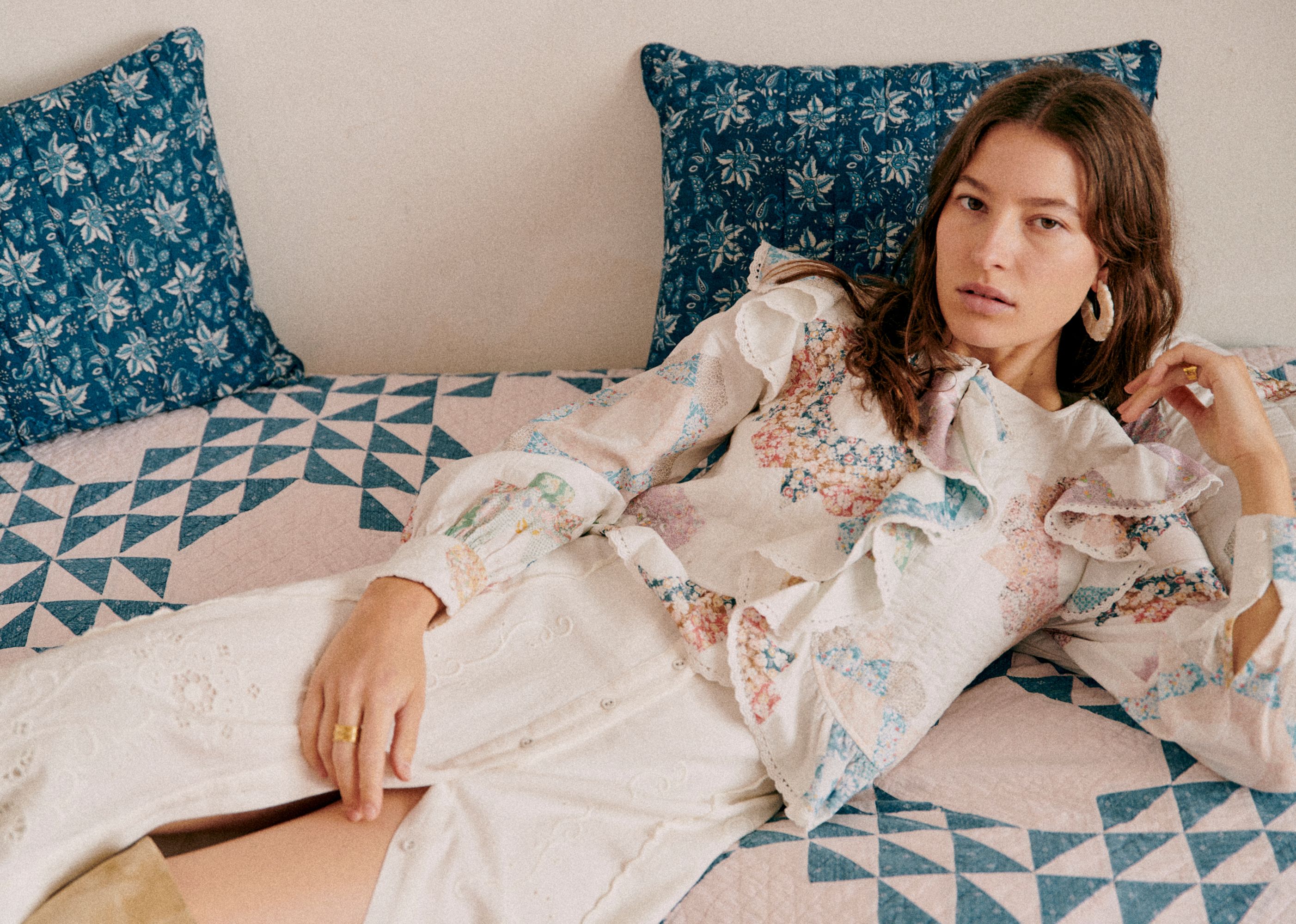 sezane × sea new york コラボブラウス 34-