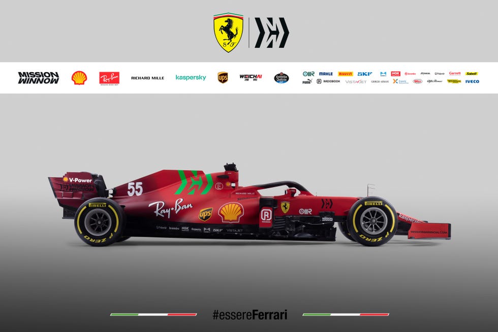 Scuderia Ferrari Formula 1 2021 print by Motorsport Images