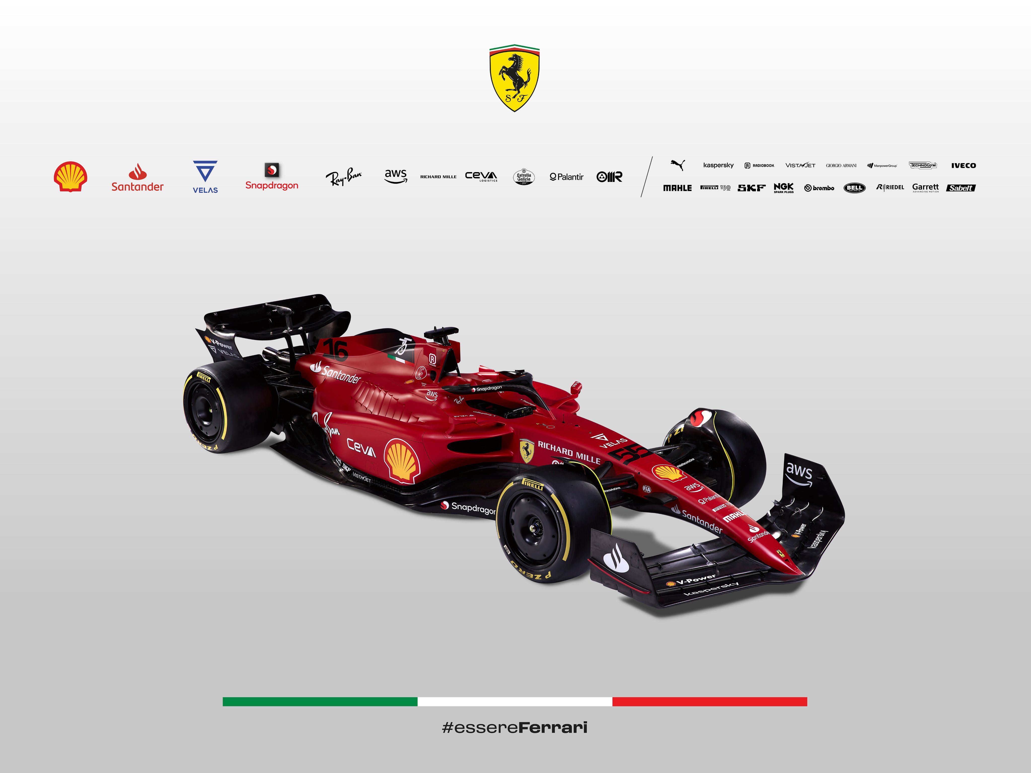 Llega el Ferrari F1-75, el arma de Sainz y Leclerc para 2022