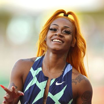 eugene, oregon   june 19 shacarri richardson looks on after winning the womens 100 meter final on day 2 of the 2020 us olympic track  field team trials at hayward field on june 19, 2021 in eugene, oregon photo by patrick smithgetty images