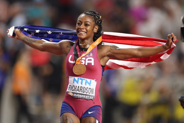 Sha’Carri Richardson Storms to Win in 100 Meters - 2023 World Championships