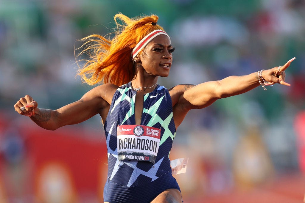 How to watch Sha'Carri Richardson compete at USA Track and Field  Championships 2023 - Women's 100m and 200m World Trials schedule