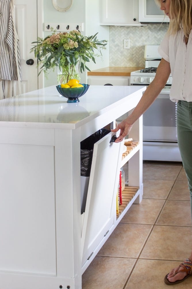 Ideas for a kitchen island that looks like a drawer