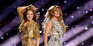 Shakira y Jennifer Lopez, en el medio tiempo del Super Bowl 2020.