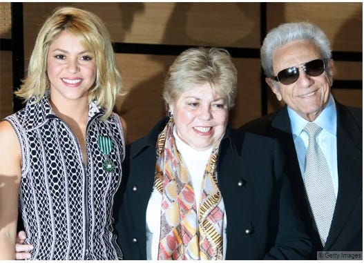 shakira padres