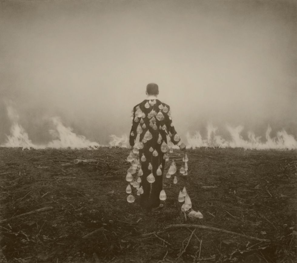 Shana & Robert Parkeharrison, incendio, foto surreale